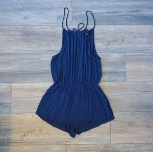Navy blue forever 21 romper